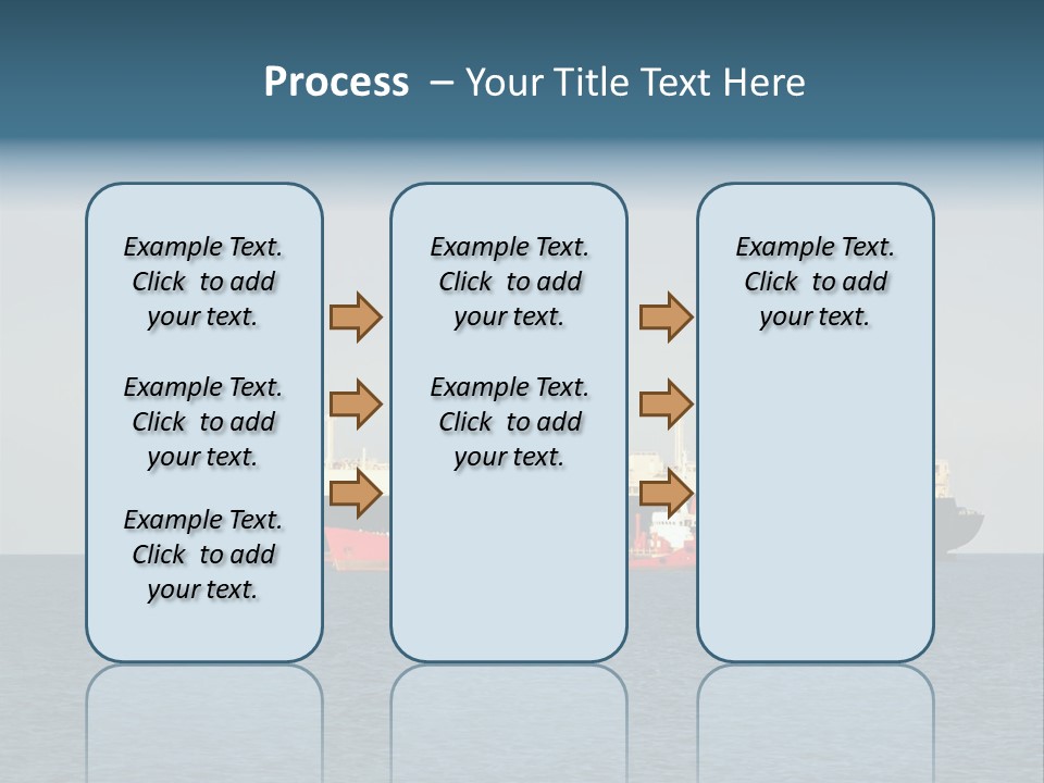 Container Pump Water Scape PowerPoint Template