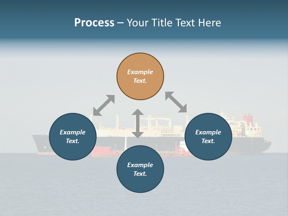 Container Pump Water Scape PowerPoint Template