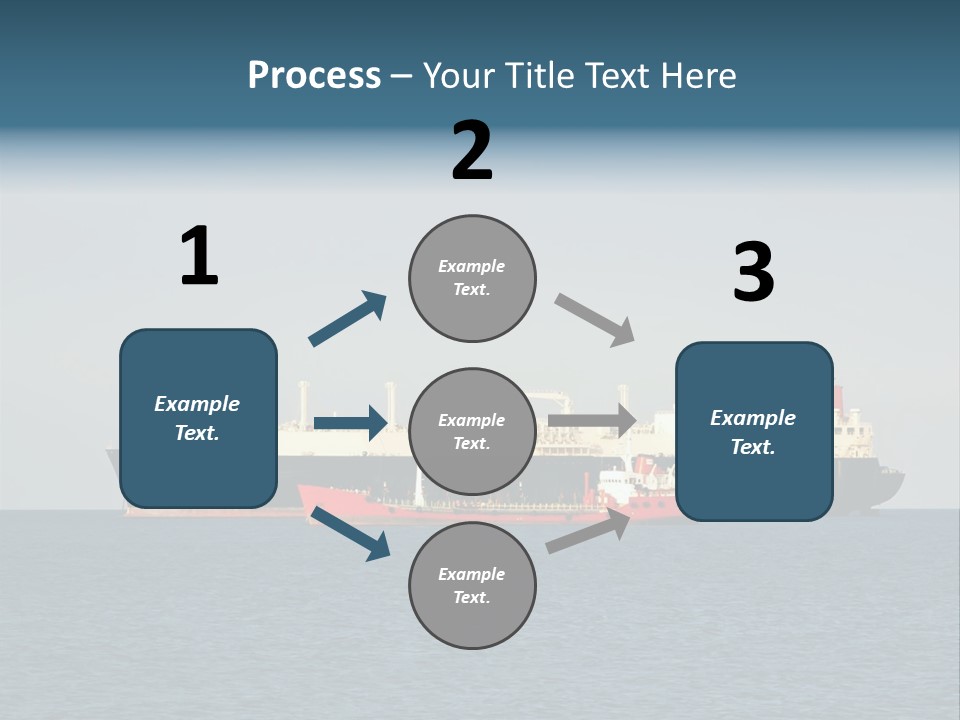 Container Pump Water Scape PowerPoint Template