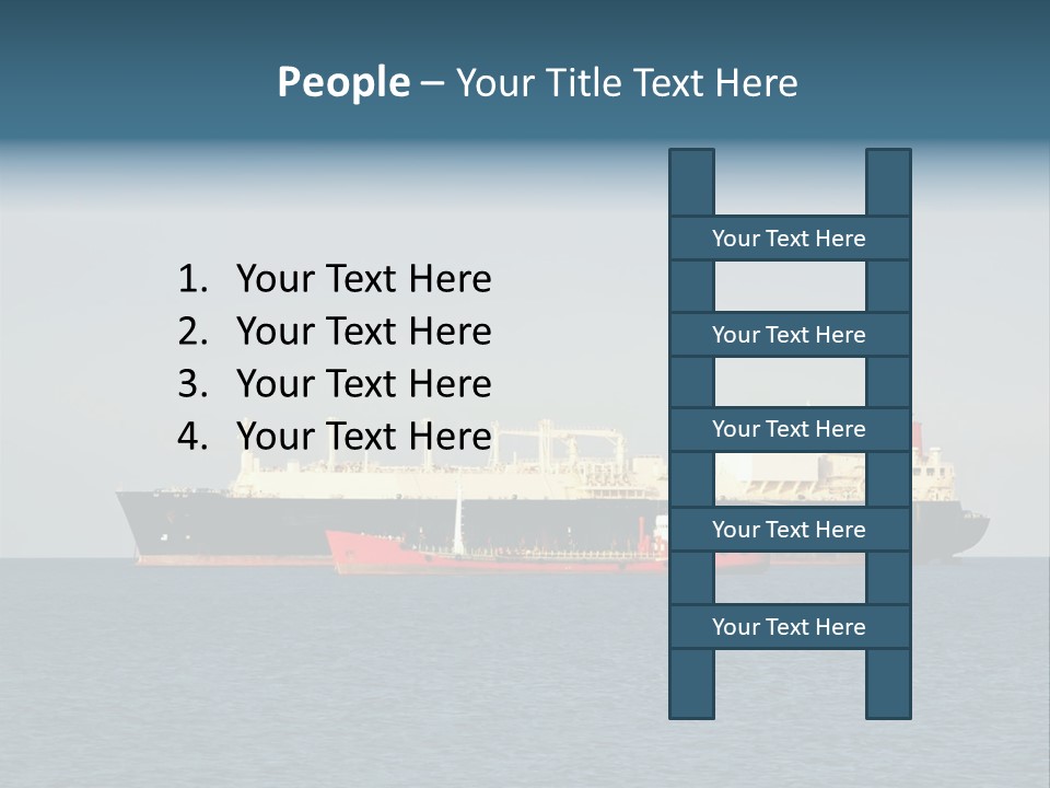 Container Pump Water Scape PowerPoint Template
