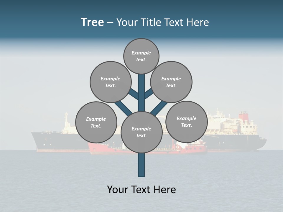 Container Pump Water Scape PowerPoint Template