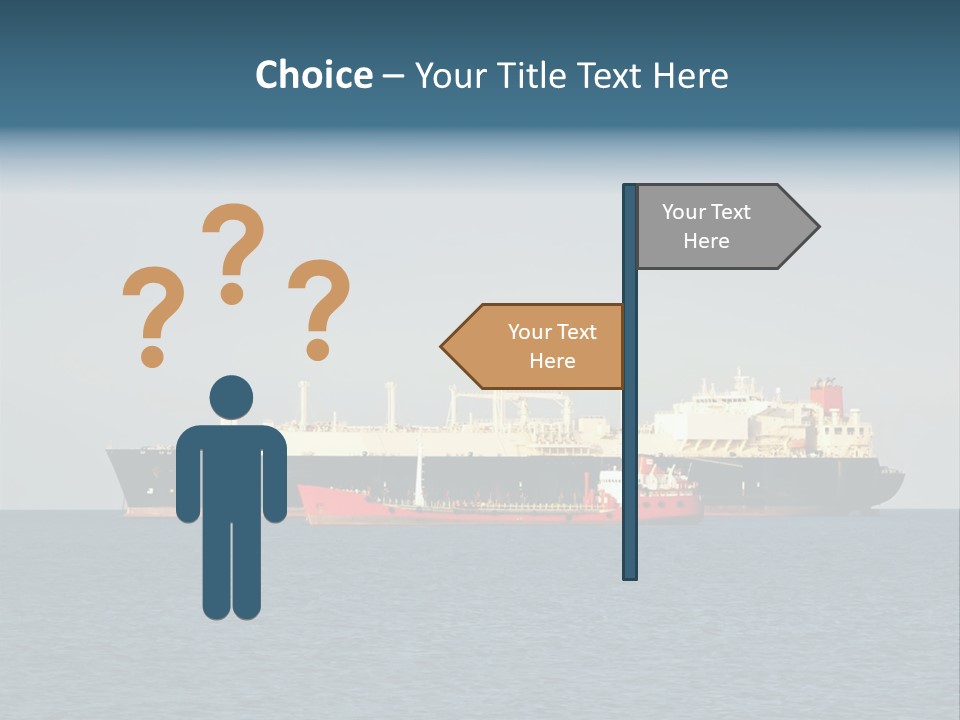 Container Pump Water Scape PowerPoint Template