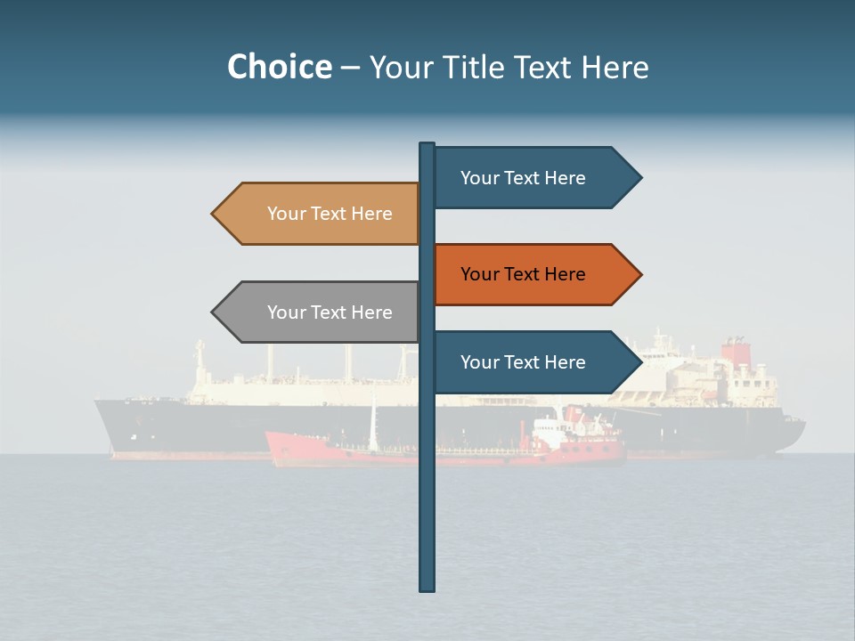 Container Pump Water Scape PowerPoint Template