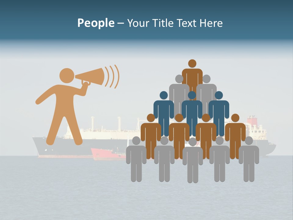 Container Pump Water Scape PowerPoint Template