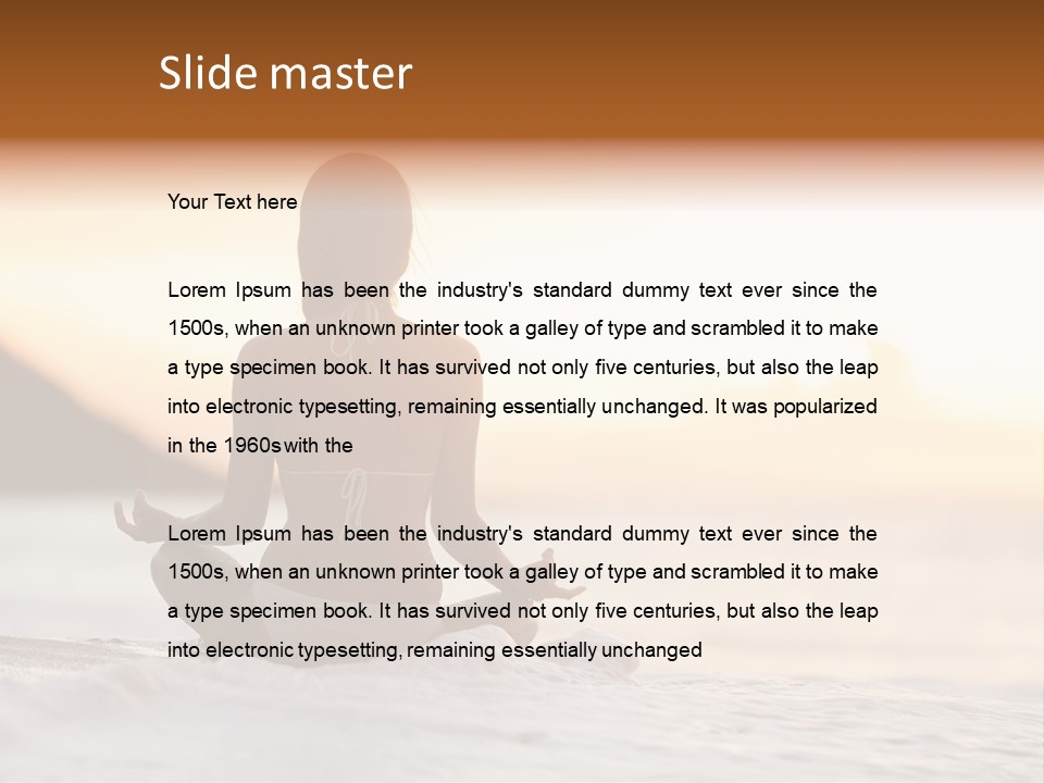 Sea People Beauty PowerPoint Template