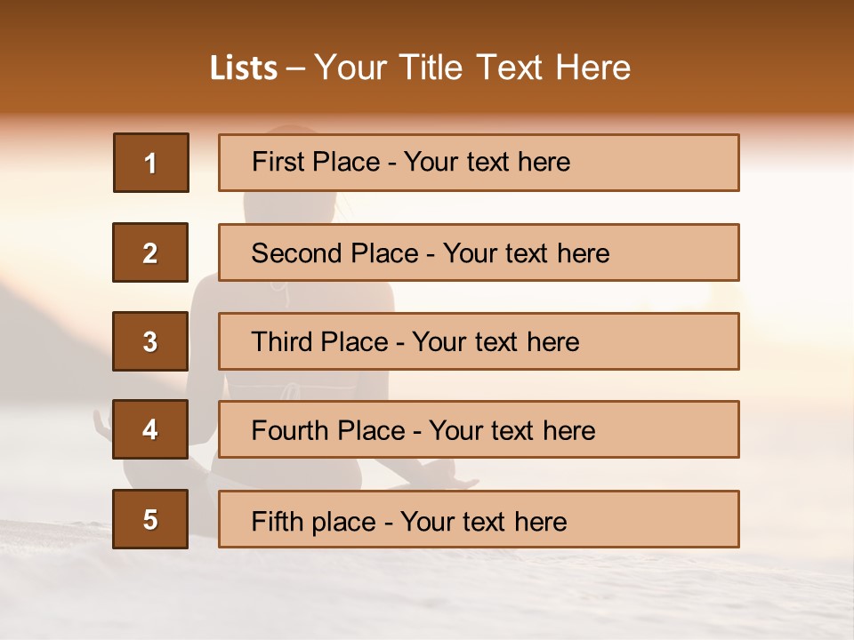 Sea People Beauty PowerPoint Template