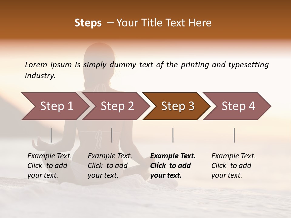 Sea People Beauty PowerPoint Template