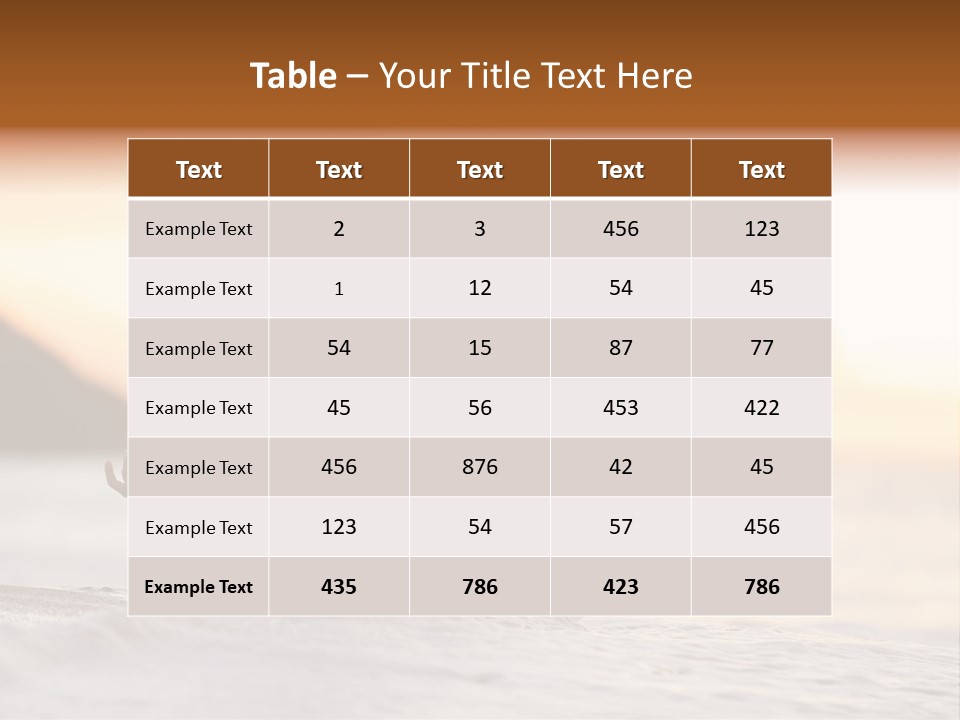 Sea People Beauty PowerPoint Template