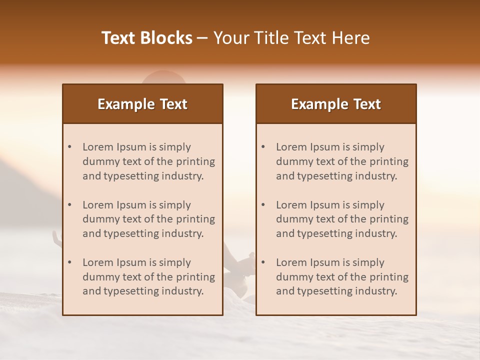 Sea People Beauty PowerPoint Template