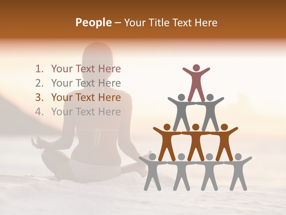 Sea People Beauty PowerPoint Template