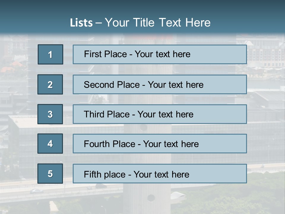 Architecture Street Parade PowerPoint Template