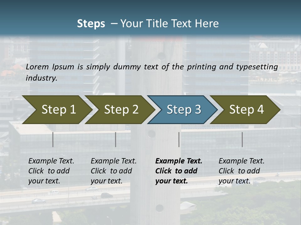 Architecture Street Parade PowerPoint Template