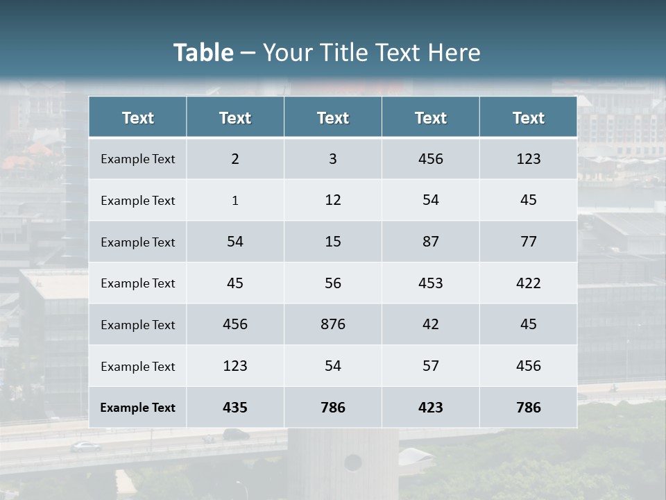 Architecture Street Parade PowerPoint Template
