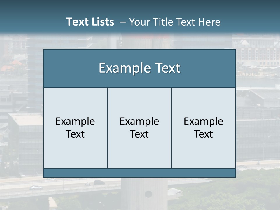 Architecture Street Parade PowerPoint Template