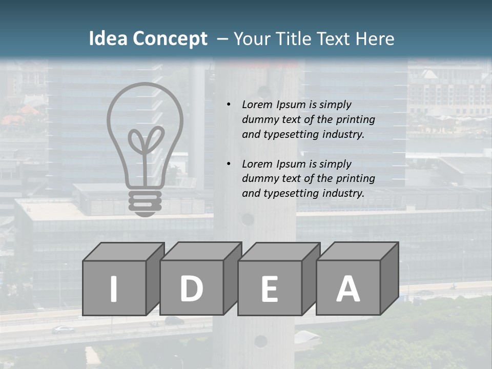 Architecture Street Parade PowerPoint Template