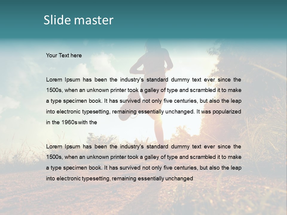 Countryside Sportsman Success PowerPoint Template