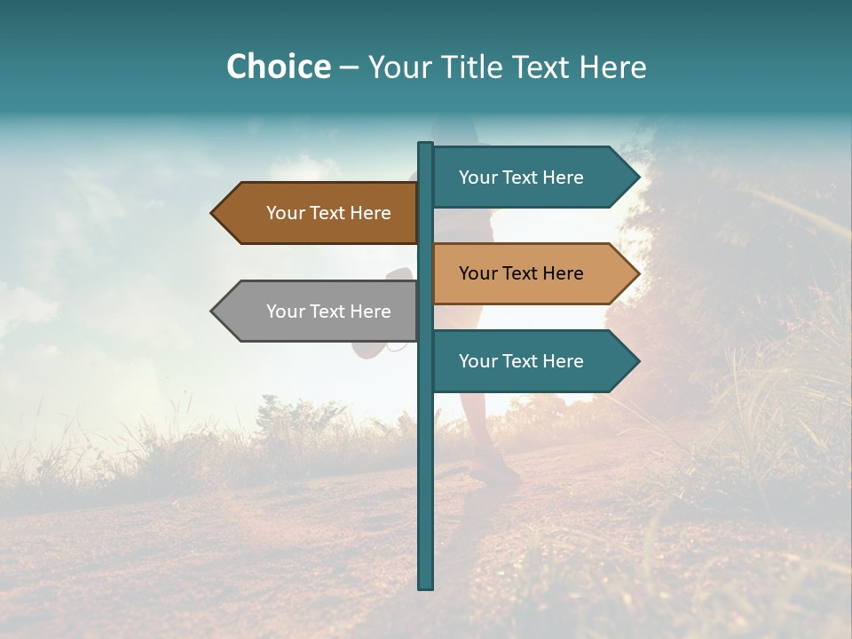 Countryside Sportsman Success PowerPoint Template