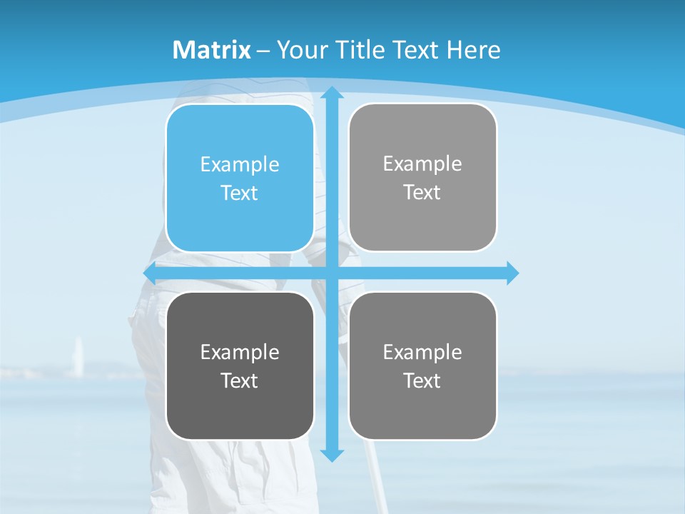 Male Recuperating Handicap PowerPoint Template