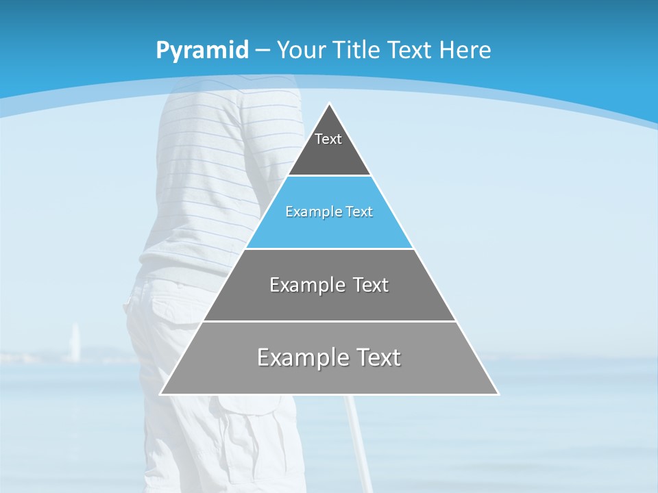 Male Recuperating Handicap PowerPoint Template
