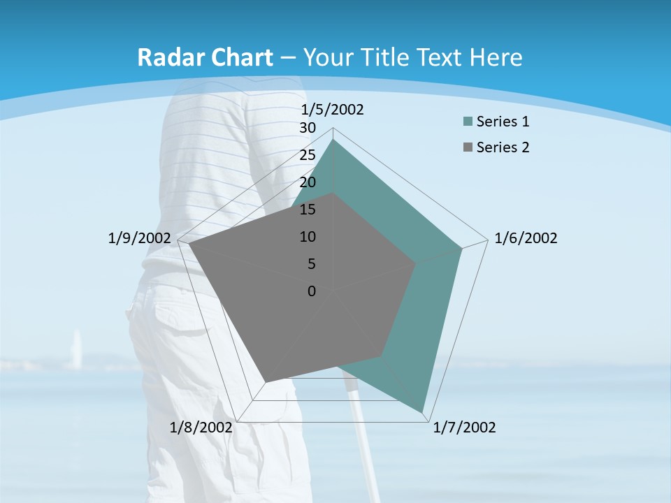 Male Recuperating Handicap PowerPoint Template