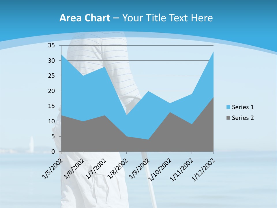 Male Recuperating Handicap PowerPoint Template