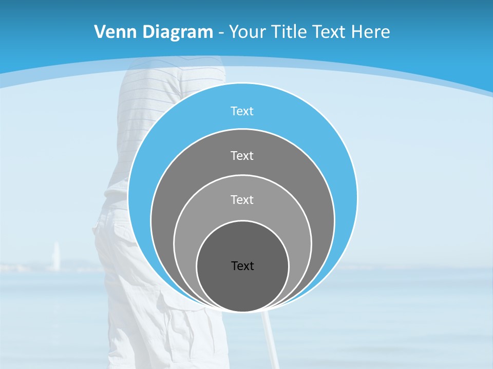 Male Recuperating Handicap PowerPoint Template