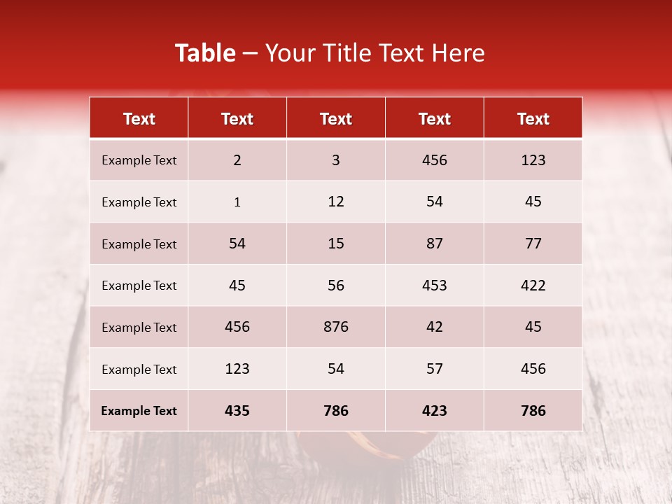 Eating Objects Spring PowerPoint Template