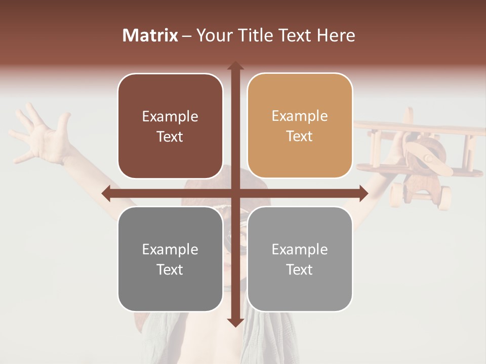 Boy Play Retro PowerPoint Template