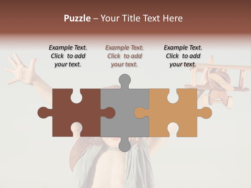 Boy Play Retro PowerPoint Template