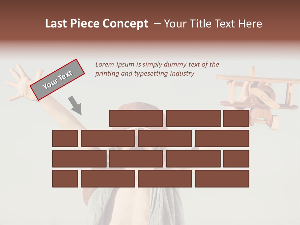 Boy Play Retro PowerPoint Template