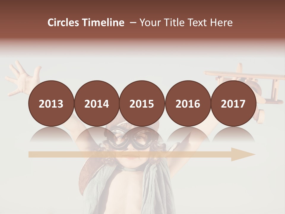 Boy Play Retro PowerPoint Template