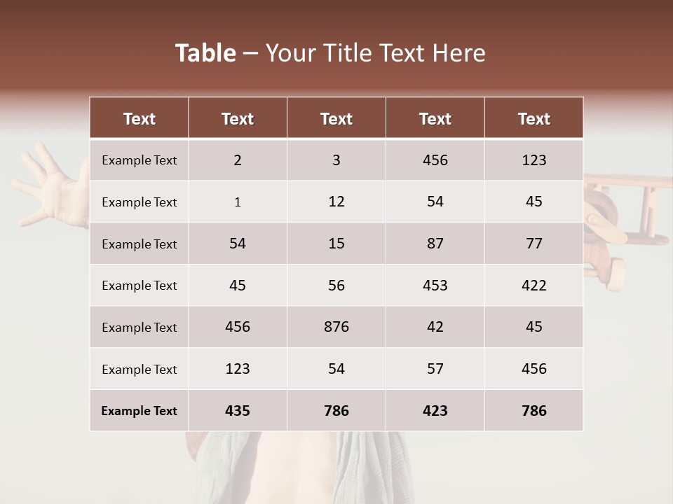 Boy Play Retro PowerPoint Template