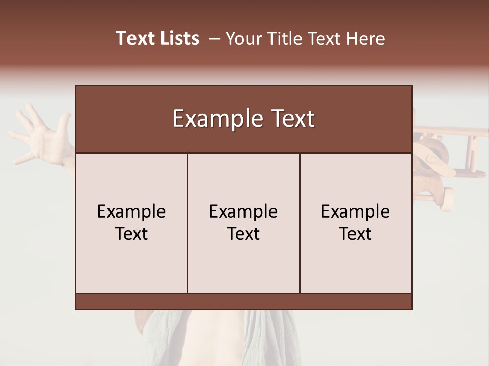Boy Play Retro PowerPoint Template