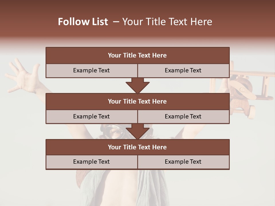 Boy Play Retro PowerPoint Template