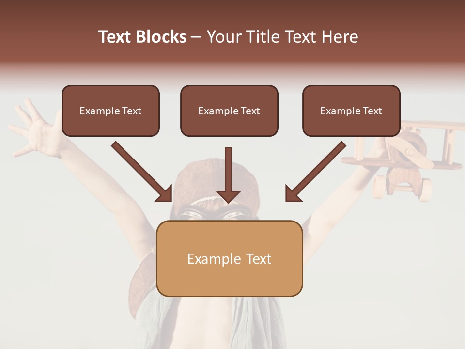 Boy Play Retro PowerPoint Template