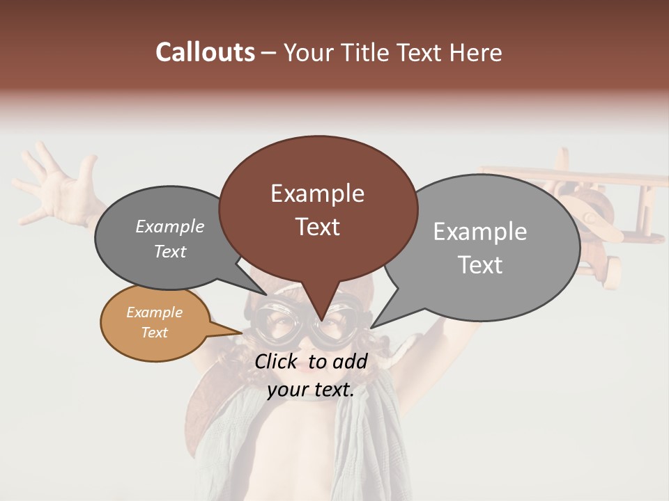 Boy Play Retro PowerPoint Template