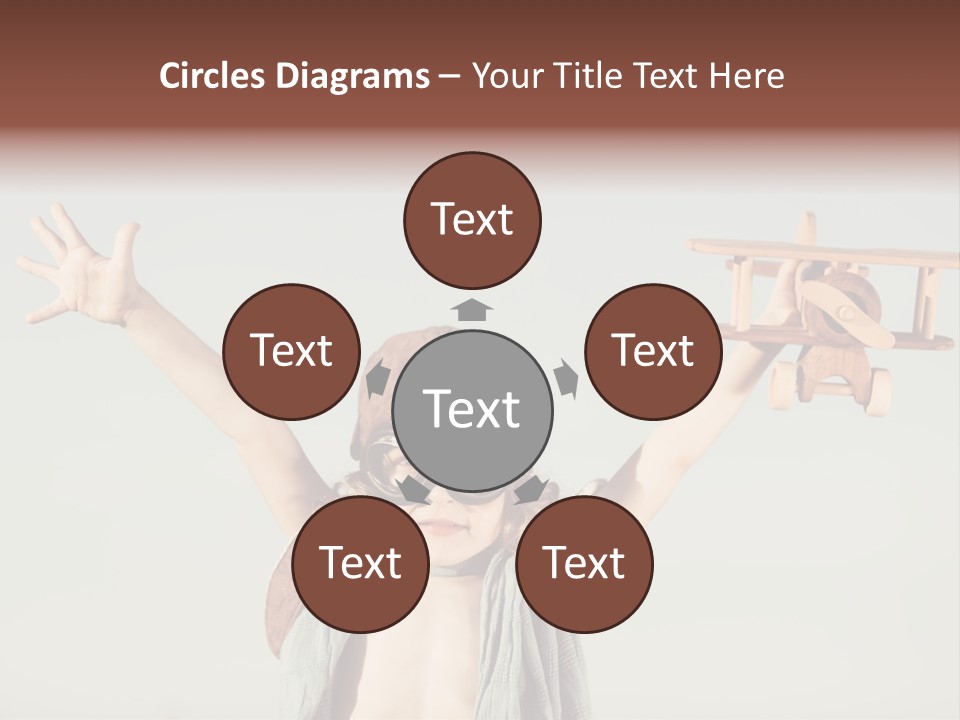 Boy Play Retro PowerPoint Template