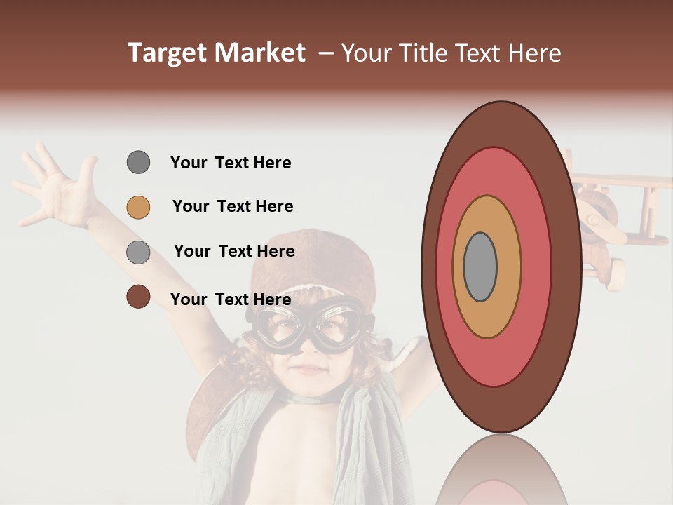 Boy Play Retro PowerPoint Template