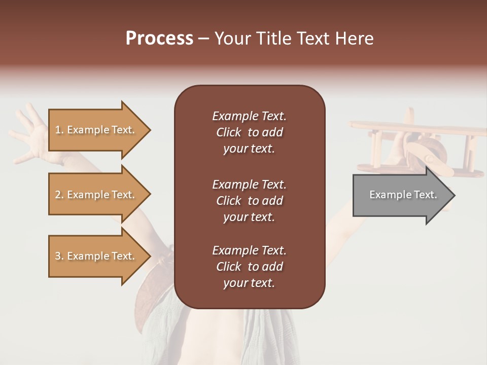 Boy Play Retro PowerPoint Template
