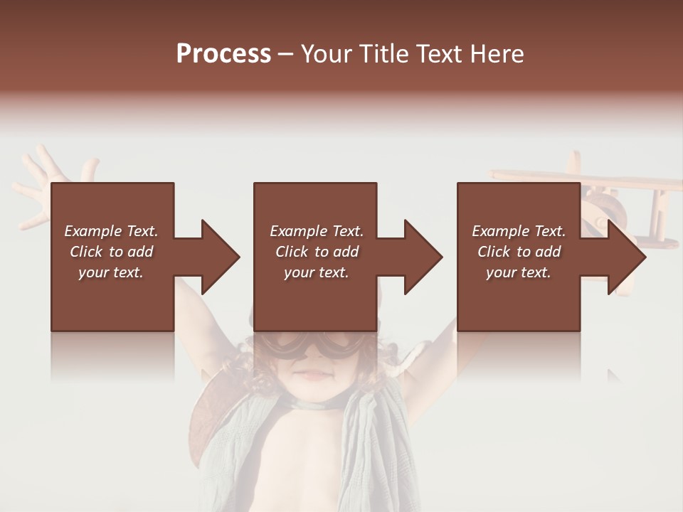Boy Play Retro PowerPoint Template