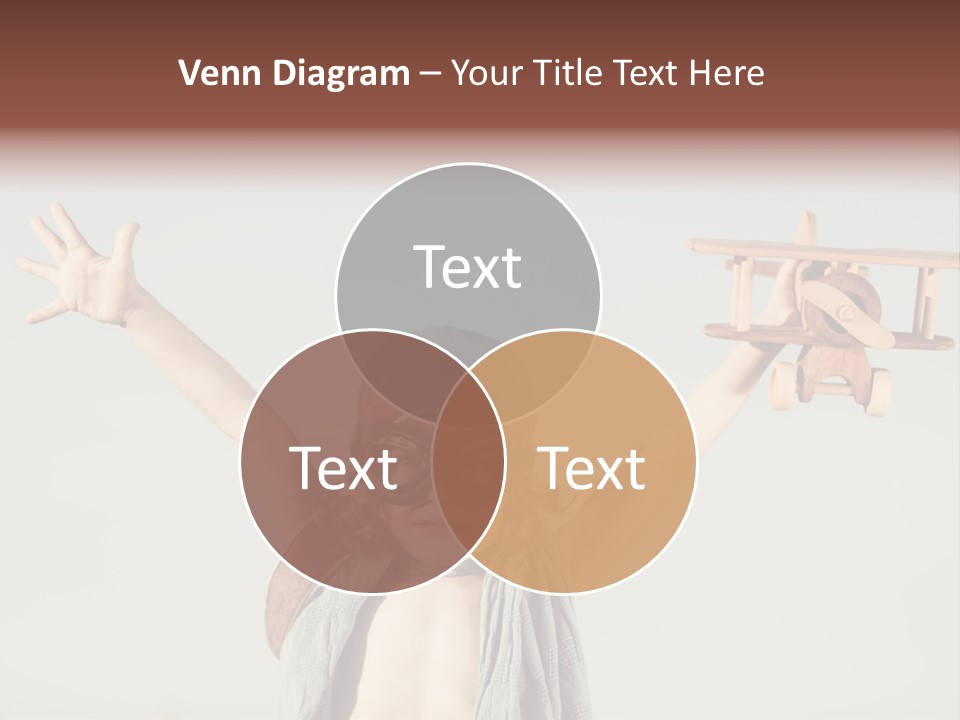 Boy Play Retro PowerPoint Template