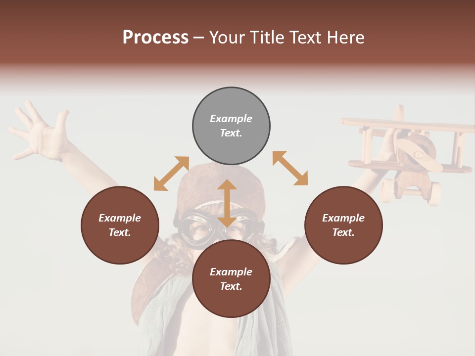 Boy Play Retro PowerPoint Template