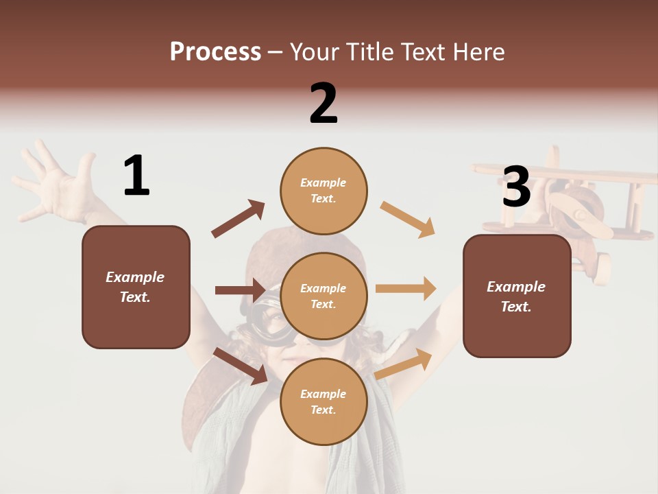 Boy Play Retro PowerPoint Template