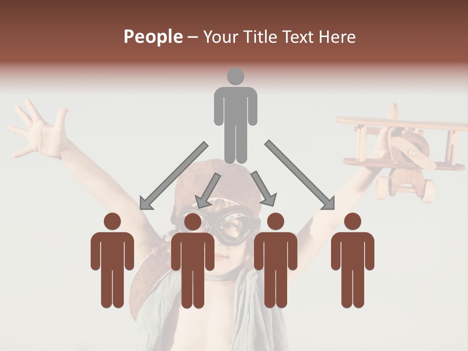 Boy Play Retro PowerPoint Template