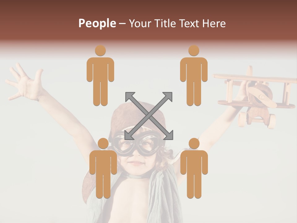 Boy Play Retro PowerPoint Template