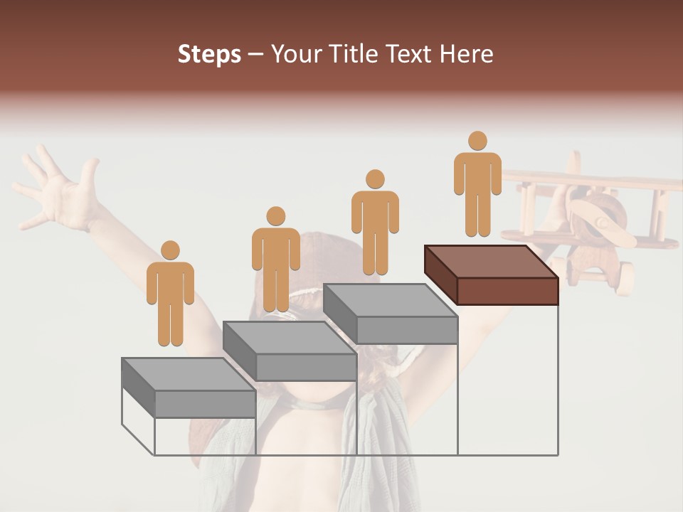 Boy Play Retro PowerPoint Template