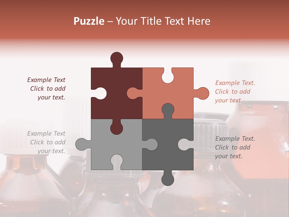 Salz Medicine Bottle Ler PowerPoint Template