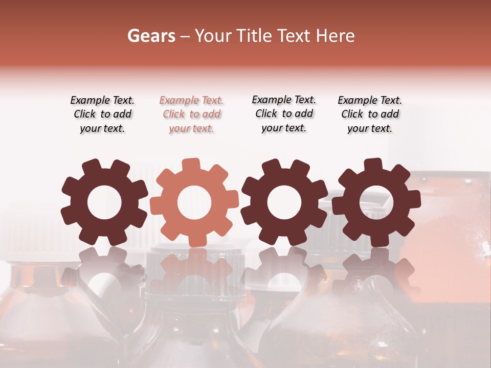 Salz Medicine Bottle Ler PowerPoint Template