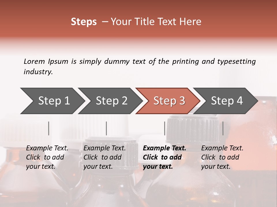 Salz Medicine Bottle Ler PowerPoint Template
