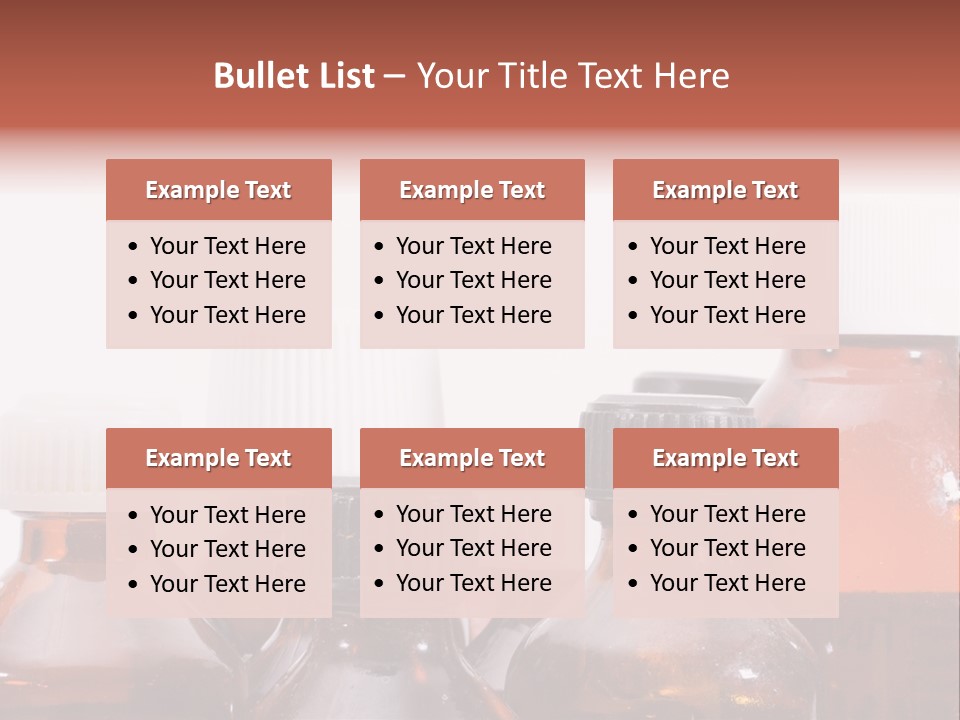 Salz Medicine Bottle Ler PowerPoint Template